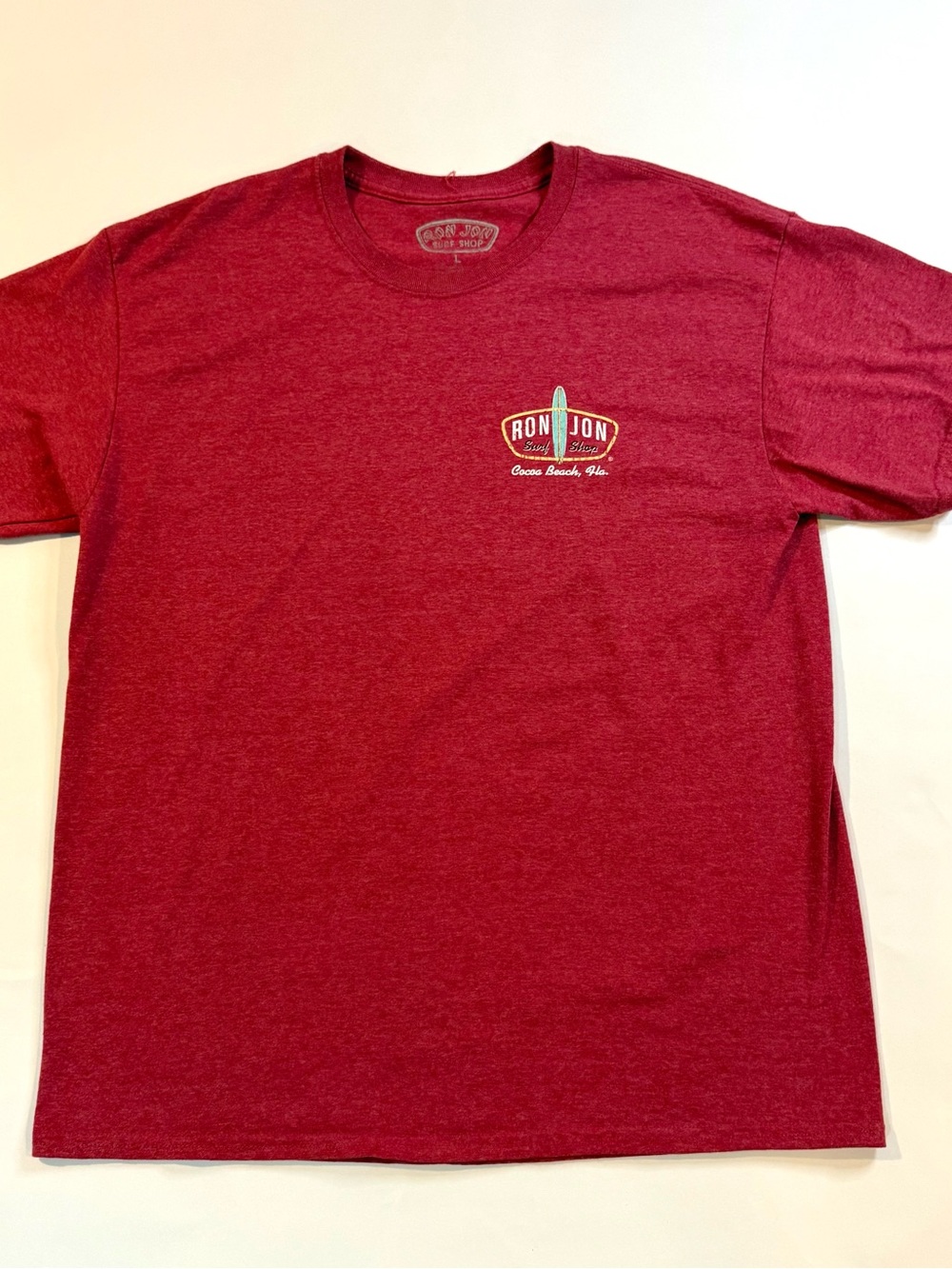 Ron Jon Surf Shop Graphic T-Shirt Red Size Large